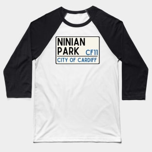 Cardiff City, Ninian Park Baseball T-Shirt